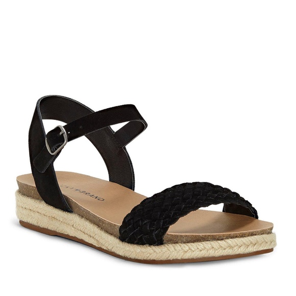 lucky brand genette suede espadrille sandals